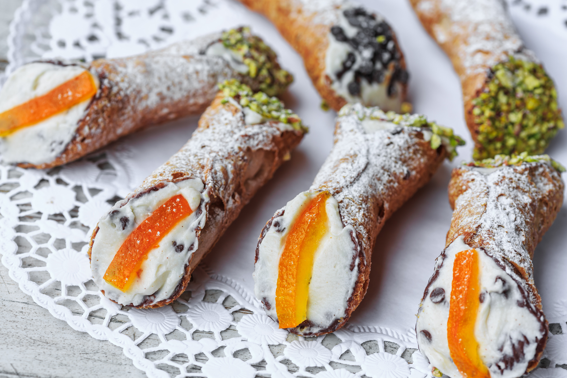 Sicilian cannoli